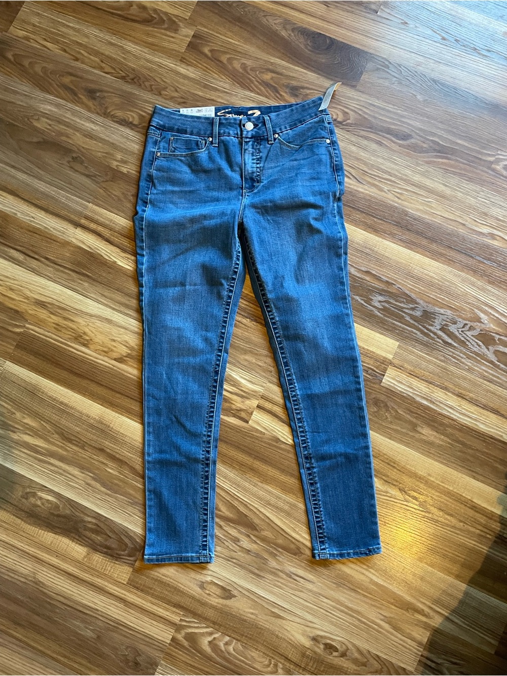 Seven7 Women's Dark Blue Skinny Jeans
